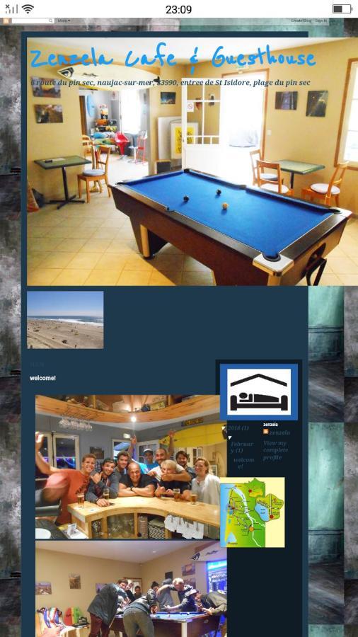 Zenzela Surf House Hotell Naujac-sur-Mer Eksteriør bilde